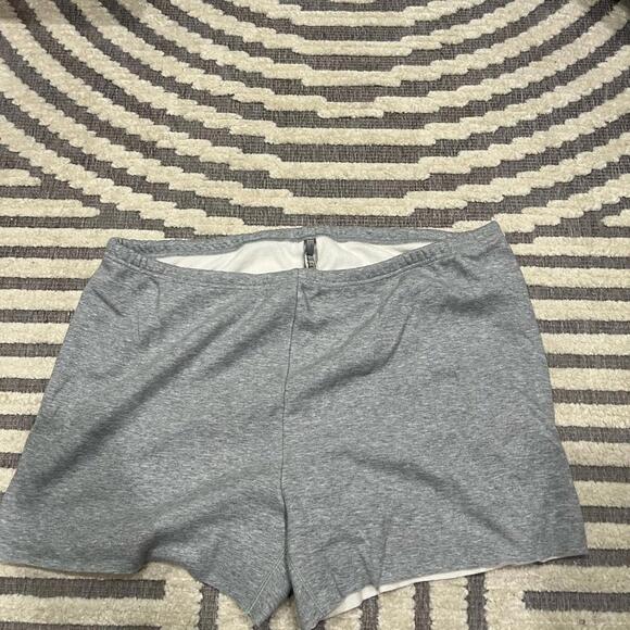 skims cotton fleece shorts ap-sho-0835 color heather gray - Picture 6 of 11